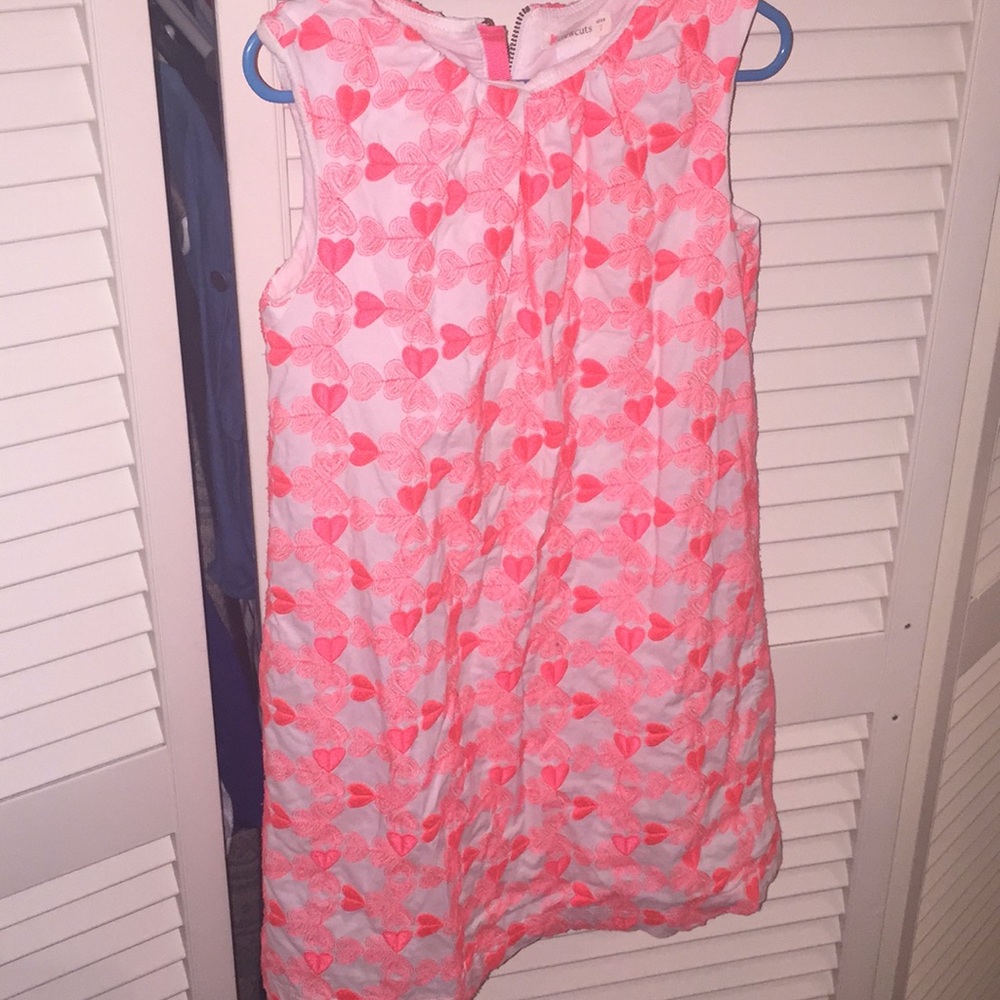 Crew cuts size 7 heart dress